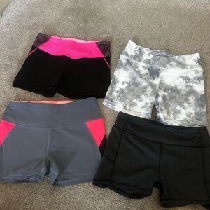 Victoria's Secret, Avia & Kyodan gym/ yoga shorts.